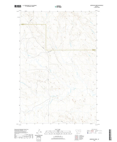 United States Geological Survey Morehouse Creek, MT (2020, 24000-Scale) digital map