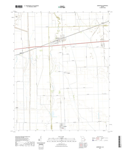 United States Geological Survey Morehouse, MO (2021, 24000-Scale) digital map