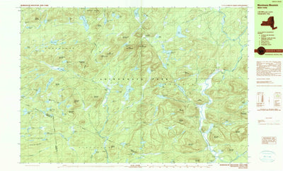 United States Geological Survey Morehouse Mountain, NY (1990, 25000-Scale) digital map