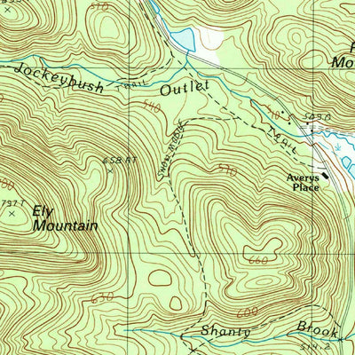 United States Geological Survey Morehouse Mountain, NY (1990, 25000-Scale) digital map
