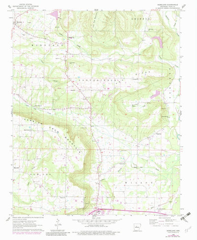 United States Geological Survey Moreland, AR (1962, 24000-Scale) digital map