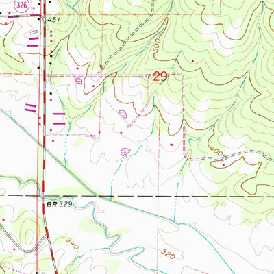 United States Geological Survey Moreland, AR (1962, 24000-Scale) digital map