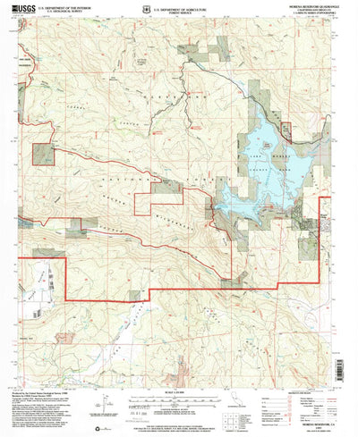United States Geological Survey Morena Reservoir, CA (1997, 24000-Scale) digital map