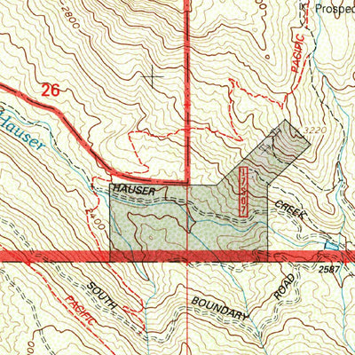 United States Geological Survey Morena Reservoir, CA (1997, 24000-Scale) digital map