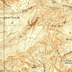 United States Geological Survey Morenci, AZ-NM (1915, 125000-Scale) digital map