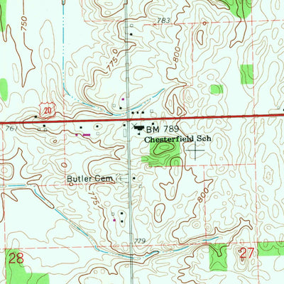 United States Geological Survey Morenci, MI-OH (1960, 24000-Scale) digital map