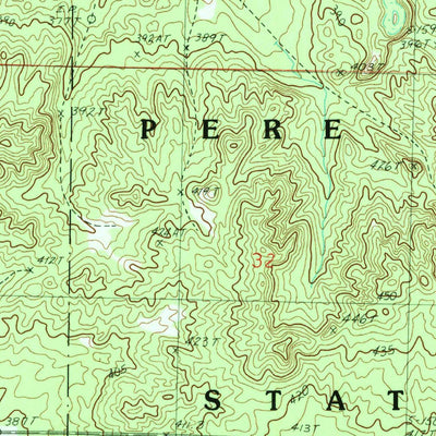 United States Geological Survey Morey, MI (1983, 25000-Scale) digital map