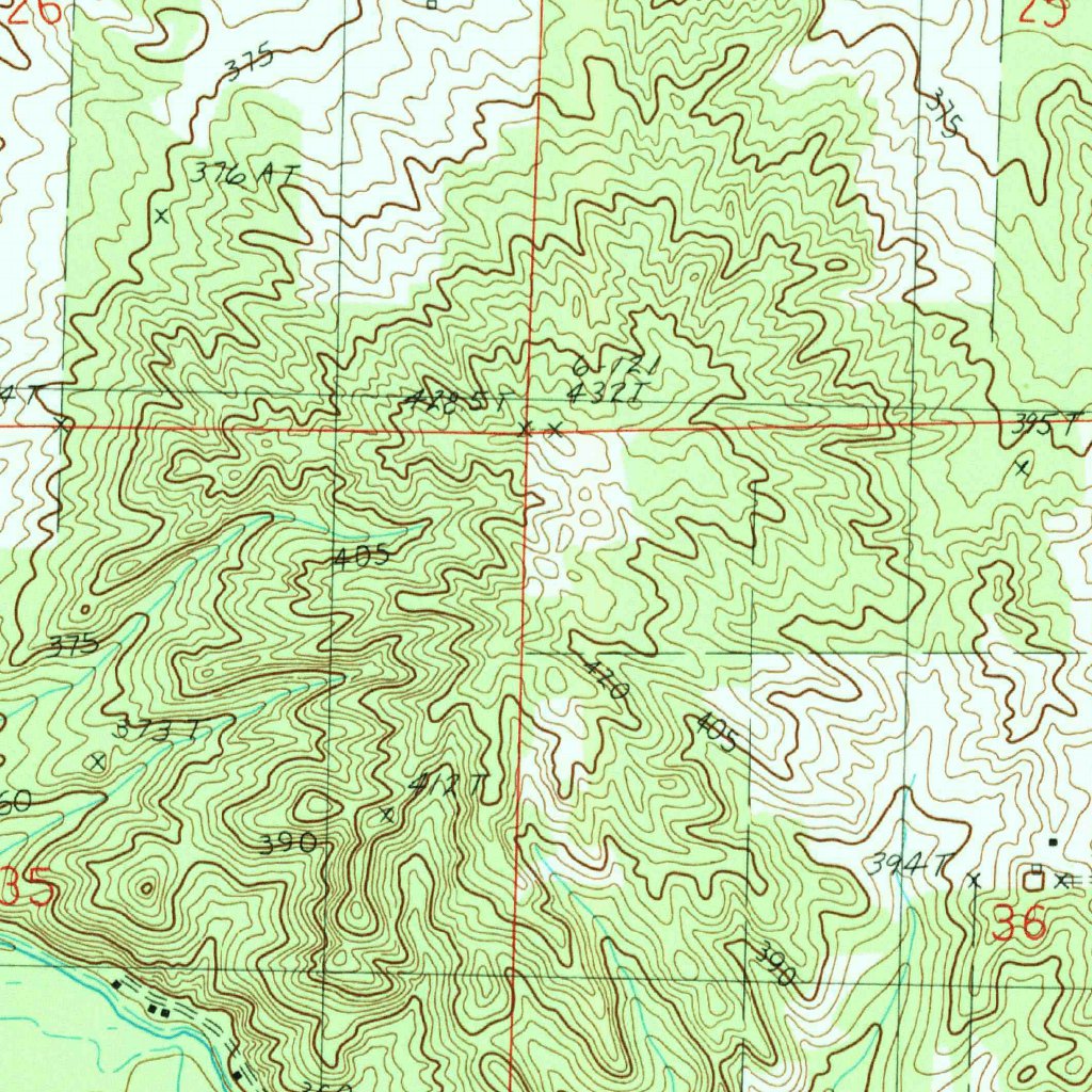 Morey, MI (1983, 25000-Scale) Map by United States Geological Survey ...