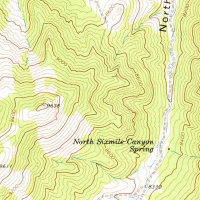 United States Geological Survey Morey Peak, NV (1967, 24000-Scale) digital map