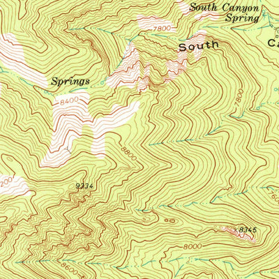 United States Geological Survey Morey Peak, NV (1967, 24000-Scale) digital map