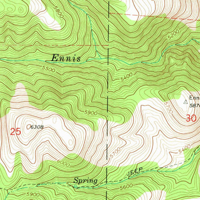 United States Geological Survey Morgan Butte, OR (1966, 24000-Scale) digital map