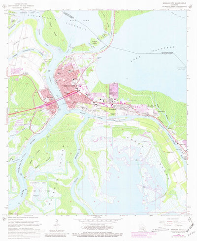 United States Geological Survey Morgan City, LA (1966, 24000-Scale) digital map