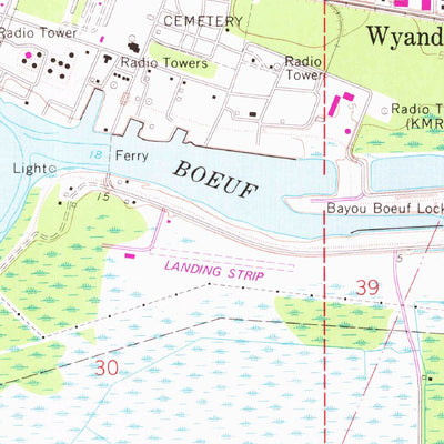 United States Geological Survey Morgan City, LA (1966, 24000-Scale) digital map