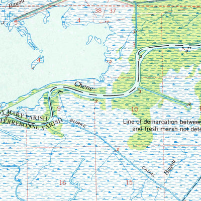 United States Geological Survey Morgan City, LA (1967, 62500-Scale) digital map