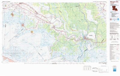 United States Geological Survey Morgan City, LA (1983, 100000-Scale) digital map