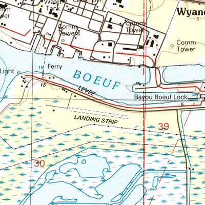United States Geological Survey Morgan City, LA (1994, 24000-Scale) digital map