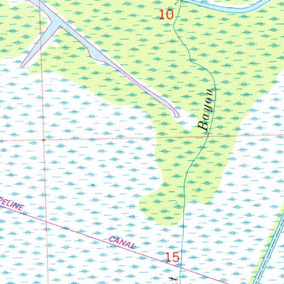 United States Geological Survey Morgan City SE, LA (1966, 24000-Scale) digital map