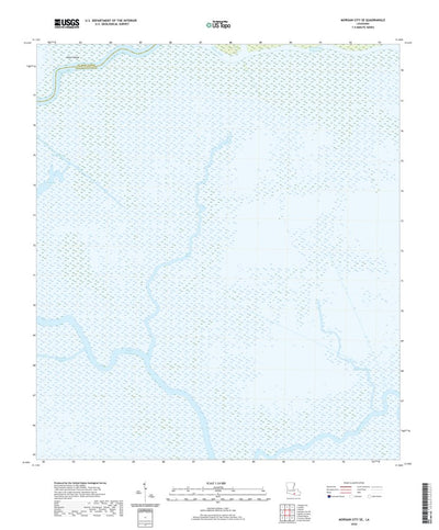 United States Geological Survey Morgan City SE, LA (2020, 24000-Scale) digital map