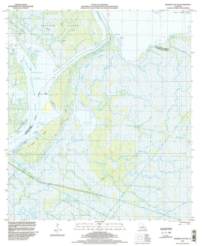 United States Geological Survey Morgan City SW, LA (1994, 24000-Scale) digital map