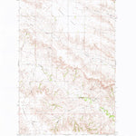 United States Geological Survey Morgan Creek School, MT (1972, 24000-Scale) digital map