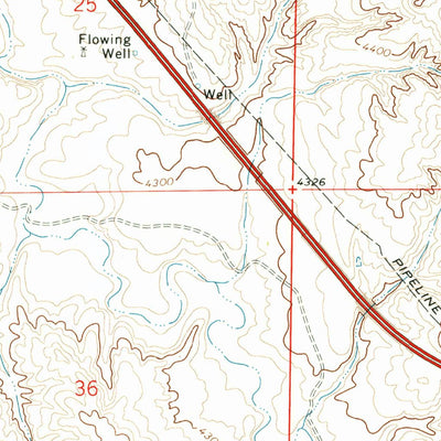 United States Geological Survey Morgan Draw, WY (1971, 24000-Scale) digital map