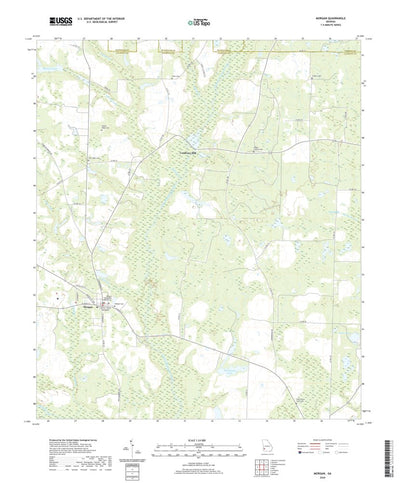 United States Geological Survey Morgan, GA (2020, 24000-Scale) digital map