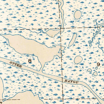 United States Geological Survey Morgan Harbor, LA (1935, 31680-Scale) digital map