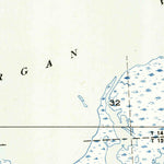 United States Geological Survey Morgan Harbor, LA (1954, 31680-Scale) digital map
