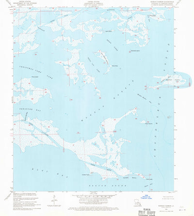 United States Geological Survey Morgan Harbor, LA (1955, 24000-Scale) digital map