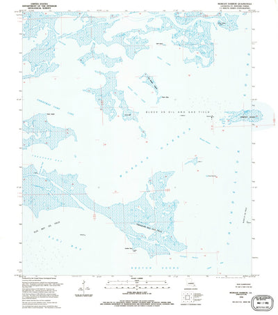 United States Geological Survey Morgan Harbor, LA (1994, 24000-Scale) digital map