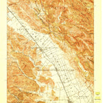 United States Geological Survey Morgan Hill, CA (1917, 62500-Scale) digital map