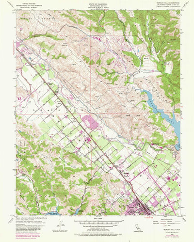United States Geological Survey Morgan Hill, CA (1955, 24000-Scale) digital map
