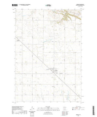 United States Geological Survey Morgan, MN (2022, 24000-Scale) digital map