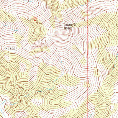 United States Geological Survey Morgan Pass, NV (1972, 24000-Scale) digital map