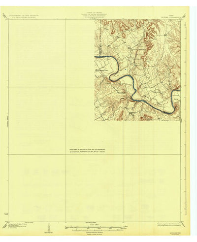 United States Geological Survey Morgan, TX (1931, 62500-Scale) digital map