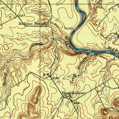 United States Geological Survey Morgan, TX (1931, 62500-Scale) digital map