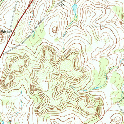 United States Geological Survey Morgan, TX (1966, 24000-Scale) digital map