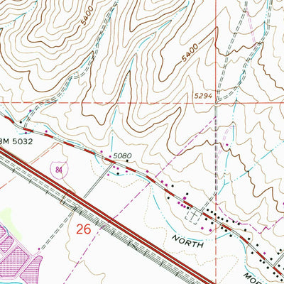 United States Geological Survey Morgan, UT (1961, 24000-Scale) digital map