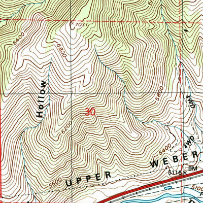United States Geological Survey Morgan, UT (1997, 24000-Scale) digital map