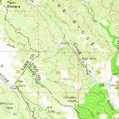 United States Geological Survey Morgan Valley, CA (1958, 62500-Scale) digital map