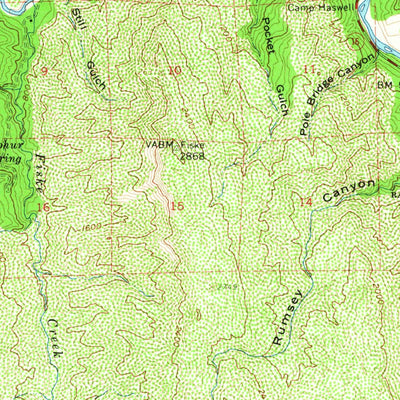 United States Geological Survey Morgan Valley, CA (1958, 62500-Scale) digital map