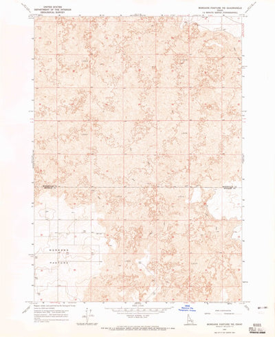 United States Geological Survey Morgans Pasture NE, ID (1964, 24000-Scale) digital map