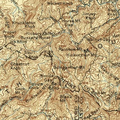 United States Geological Survey Morganton, NC (1905, 125000-Scale) digital map