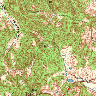 United States Geological Survey Morgantown, KY (1954, 24000-Scale) digital map