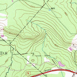 United States Geological Survey Morgantown, PA (1956, 24000-Scale) digital map