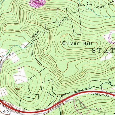 United States Geological Survey Morgantown, PA (1956, 24000-Scale) digital map