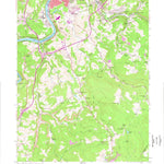 United States Geological Survey Morgantown South, WV (1957, 24000-Scale) digital map
