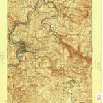 United States Geological Survey Morgantown, WV-PA (1925, 62500-Scale) digital map