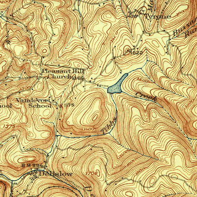 United States Geological Survey Morgantown, WV-PA (1925, 62500-Scale) digital map
