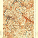 United States Geological Survey Morgantown, WV-PA (1933, 62500-Scale) digital map